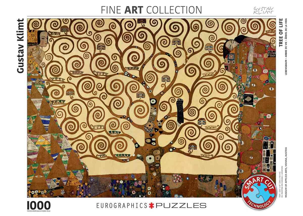 Eurographics 6000-6059 - Lebensbaum von Gustav Klimt, Puzzle Lebensbaum von Gustav Klimt, Eurographics-Puzzle, 1000 Teile, Maße: 68 x 48 cm, Smart Cu