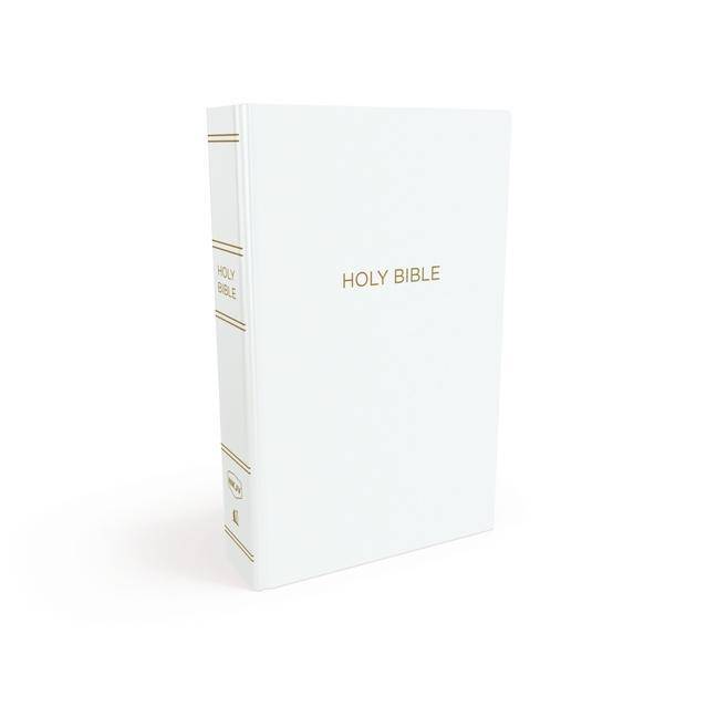 NKJV, Gift and Award Bible, Leather-Look, White, Red Letter, Comfort Print Holy Bible, New King James Version