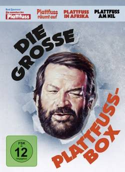 Die grosse Plattfuss-Box Regie: Stefano Vanzina, Bud Spencer - Sie nannten ihn Plattfuss/Plattfuss räumt auf/Plattfuss in Afrika/Plattfuss am Nil,