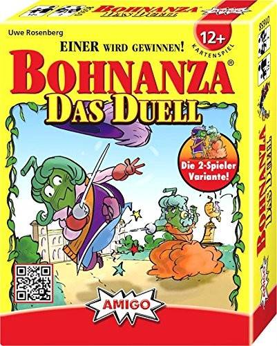 AMIGO AMI01658 - Bohnanza: Das Duell, 2-Spieler-Variante, Kartenspiel Einer wird gewinnen! Die 2-Spieler Variante!