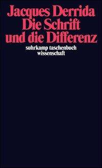 Die Schrift und die Differenz suhrkamp taschenbuch wissenschaft 177