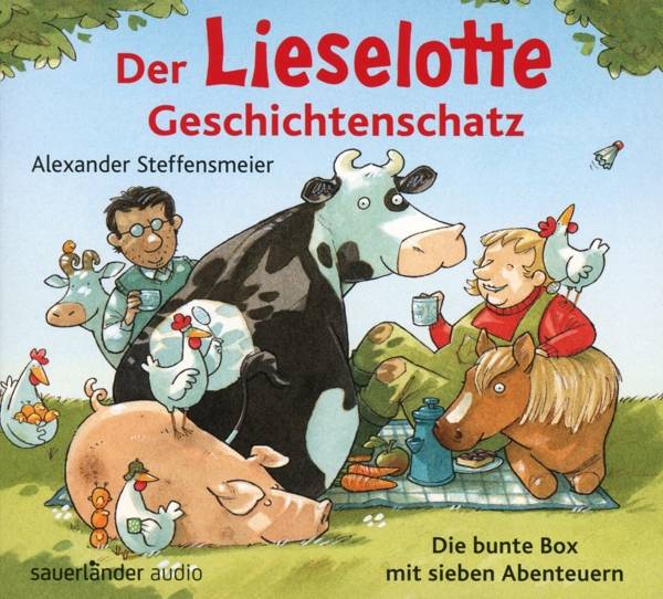 Der Lieselotte Geschichtenschatz Die bunte Box mit sieben Abenteuern für Mädchen und Jungen ab 3 Jahren