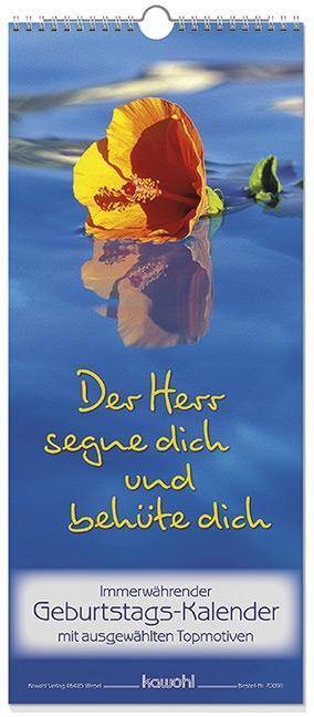 Der Herr segne dich und behüte dich Immerwährender Geburtstags-Kalender