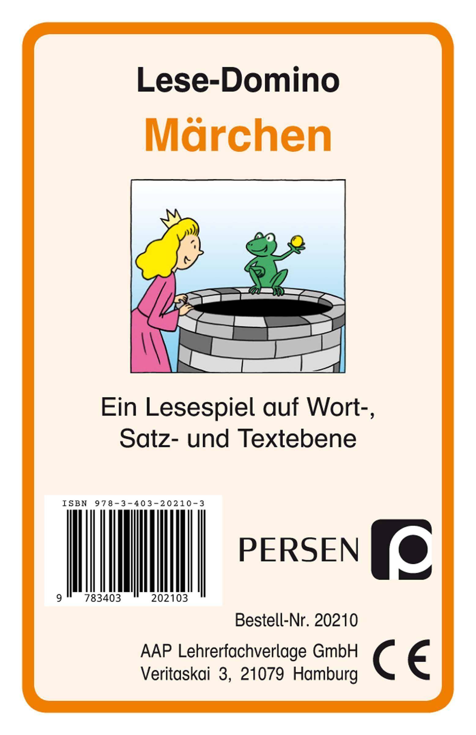Lese-Domino: Märchen Ein Lesespiel auf Wort-, Satz- und Textebene (1. und 2. Klasse)