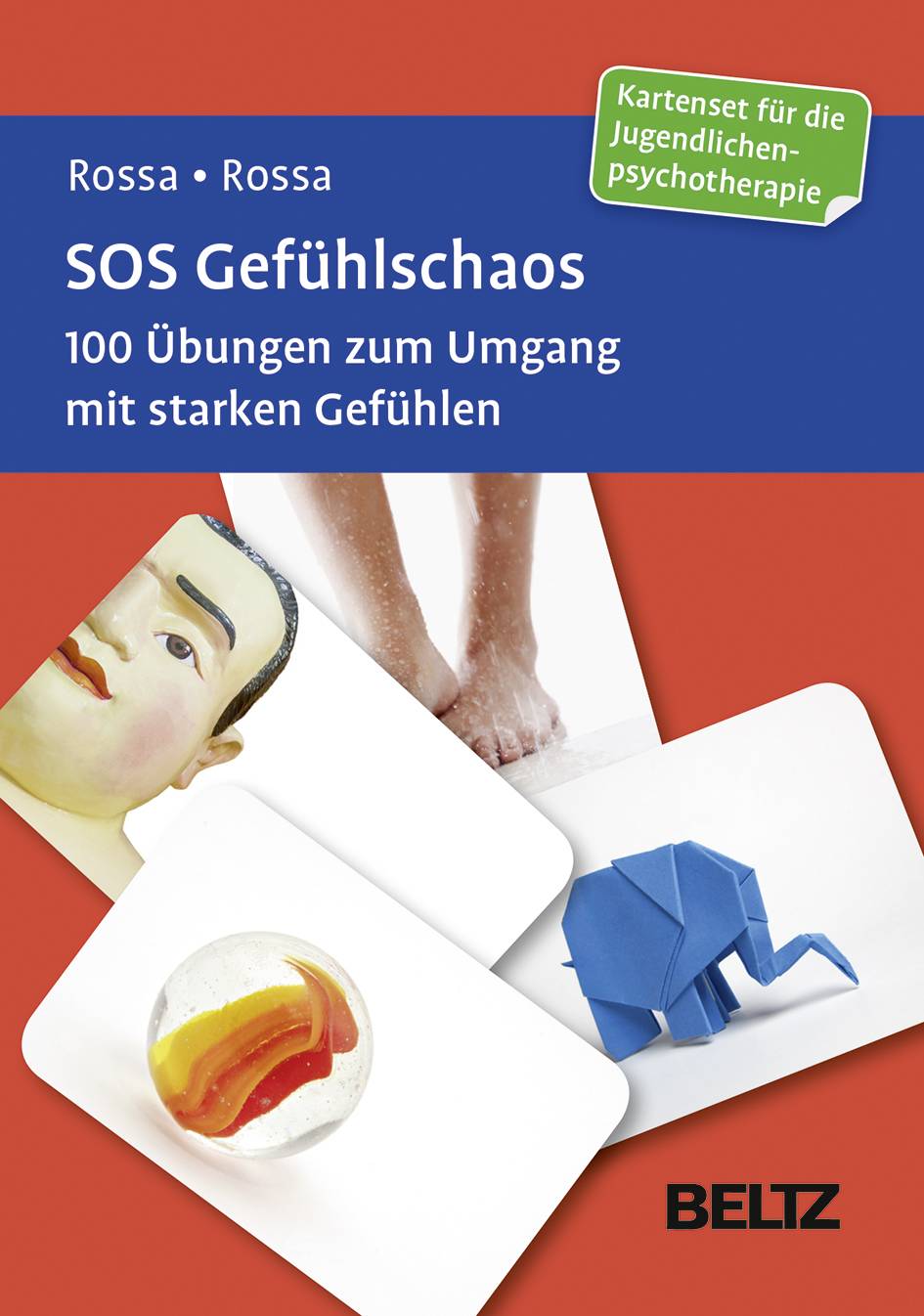 SOS Gefühlschaos, 100 Karten 100 Übungen zum Umgang mit starken Gefühlen. Kartenset für die Jugendlichenpsychotherapie