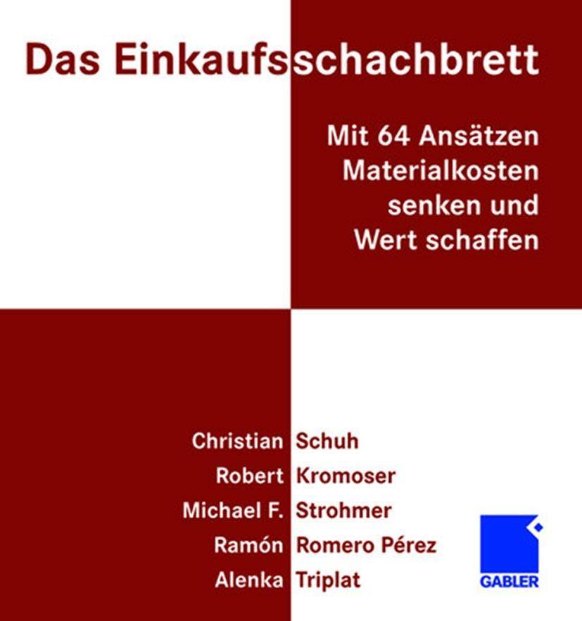 Das Einkaufsschachbrett Mit 64 Ansätzen Materialkosten senken und Wert schaffen
