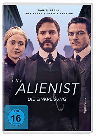 The Alienist - Die Einkreisung Schauspieler: Daniel Brühl/Luke Evans/Dakota Fanning u a, USA 2018, FSK ab 16, 3 DVD-Videos, Dt/engl/ital/span, UT: