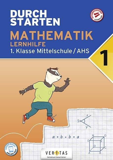 Durchstarten - Mathematik - Mittelschule/AHS - 1. Klasse Lernhilfe - Übungsbuch mit Lösungen