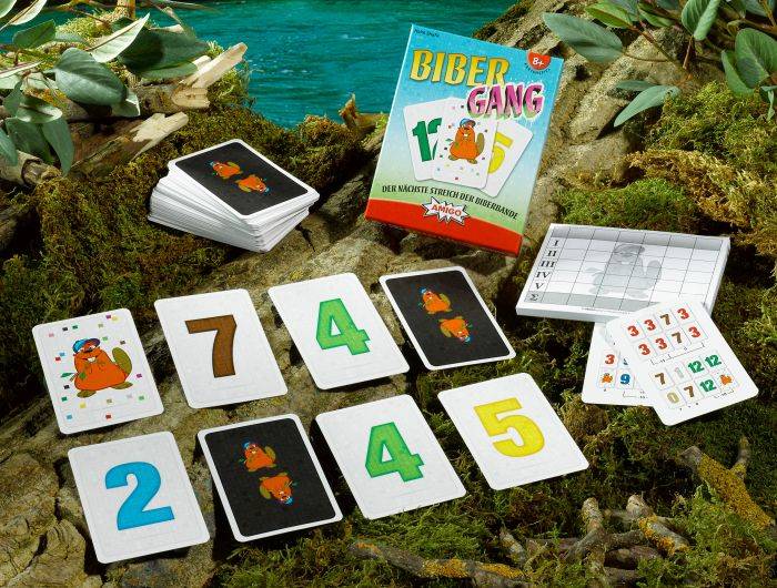 Biber-Gang (Spielkarten) Der nächste Streich der Biberbande, Kartenspiel für 2-6 Spieler
