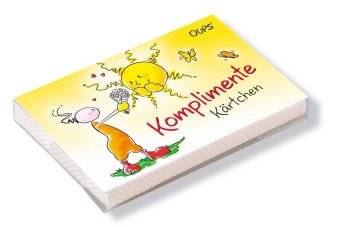 Oups Kärtchenbox - Komplimente Kärtchen Komplimente Kärtchen