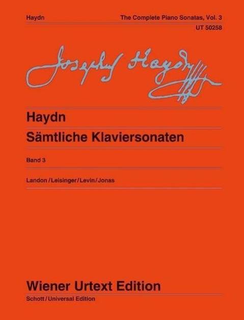 Sämtliche Klaviersonaten. Bd.3 Sonatas Hob. XVI:21-32, XVI:35-39