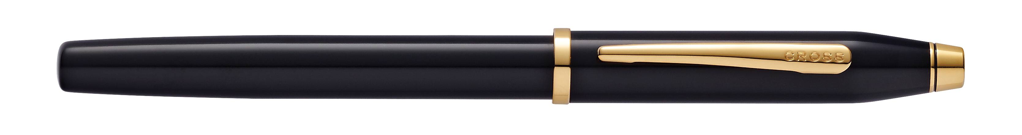 Füllfederhalter Cross Century II Schwarz-Lack in Geschenkbox, F-Feder