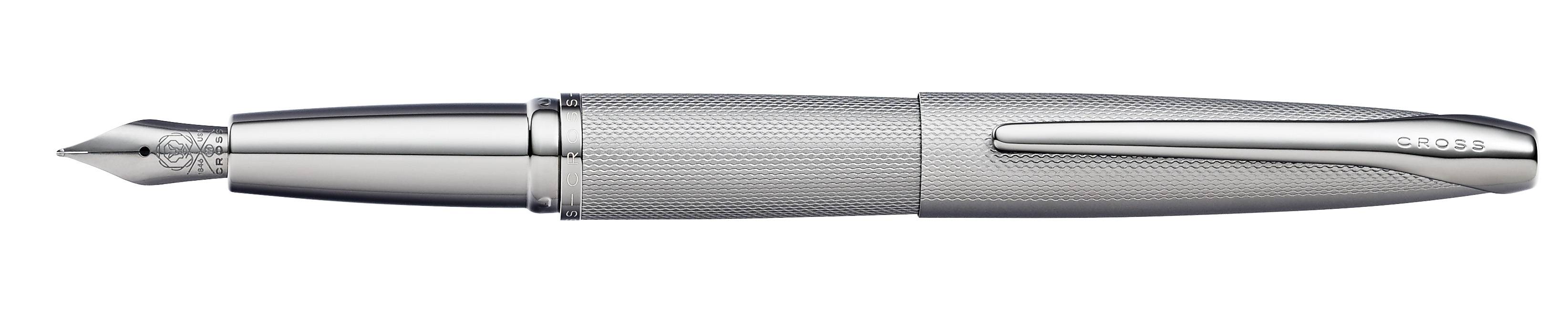 Füllfederhalter Cross ATX Mittel, Titangrau in Geschenkbox