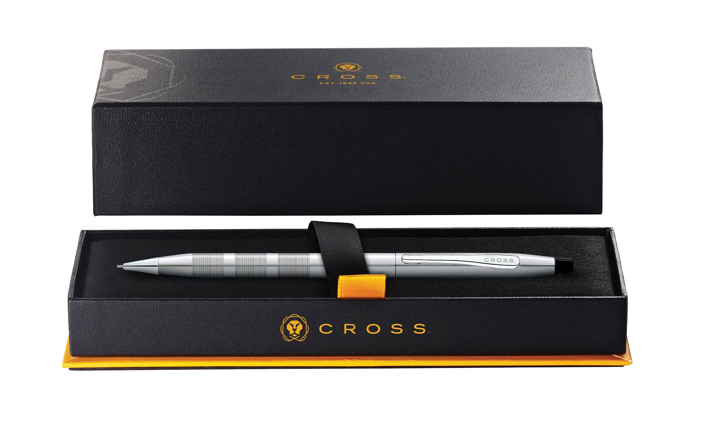 Drehbleistift Classic Century Trophy Satin Chrom, 0,7 mm, HB, in Geschenkbox