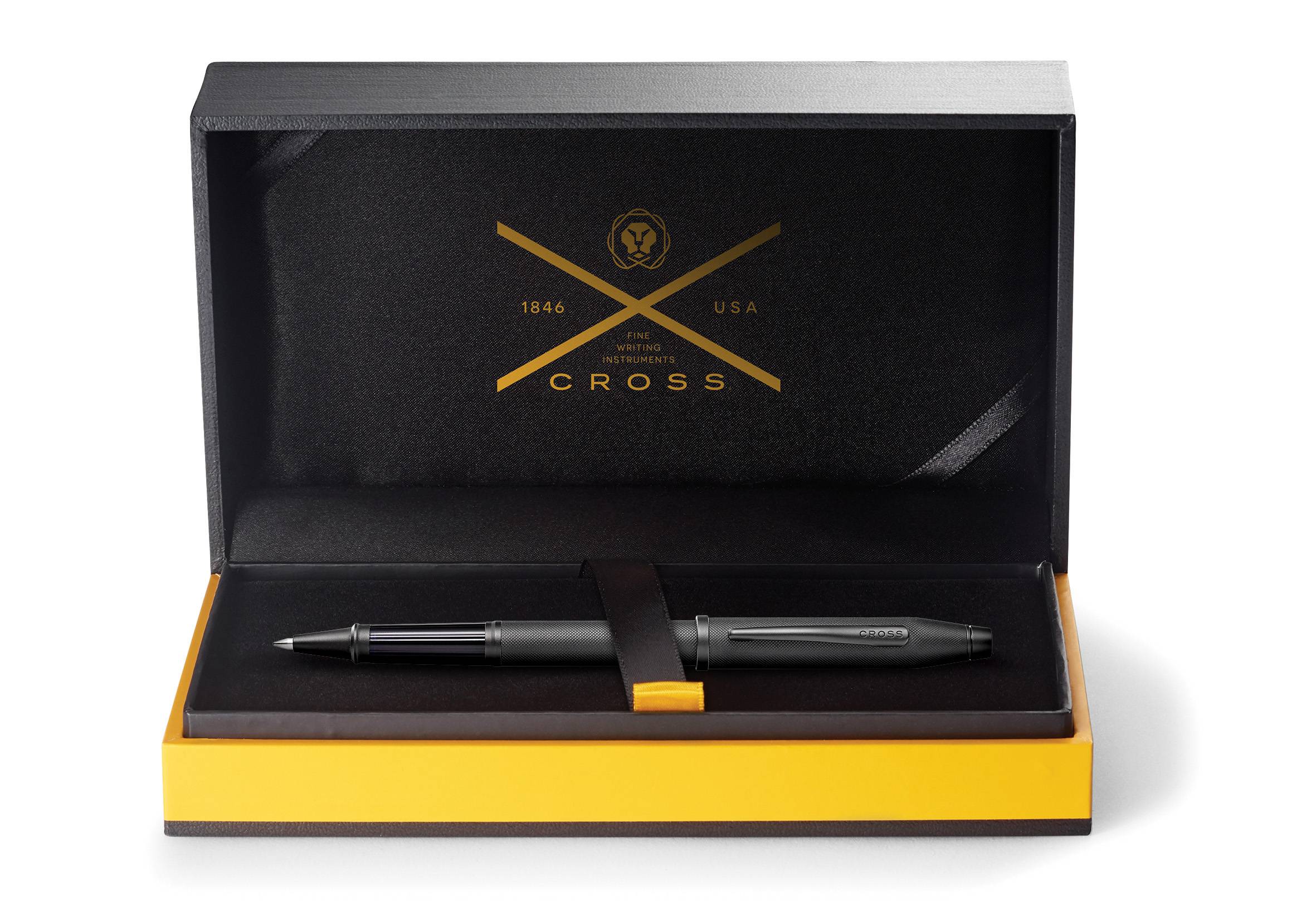 Rollerball Cross Century II Mattschwarz feinstrukturiert in Geschenkbox
