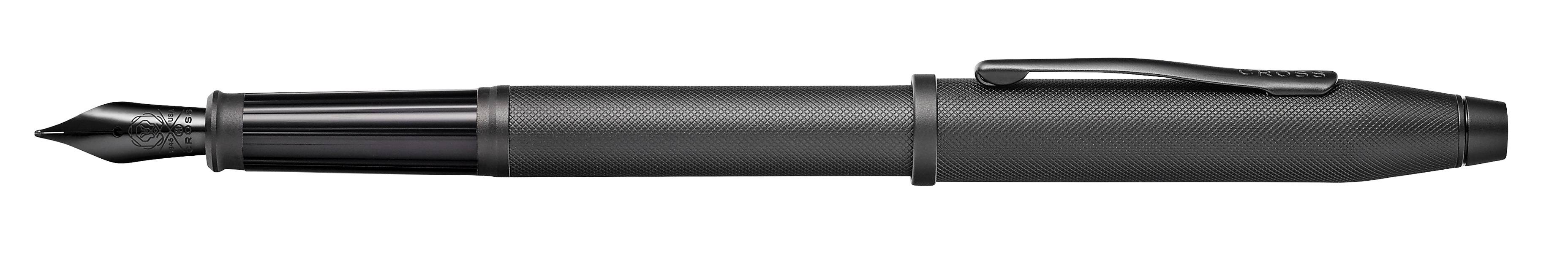 Füllfederhalter Cross Century II F, Mattschwarz feinstrukturiert in Geschenkbox