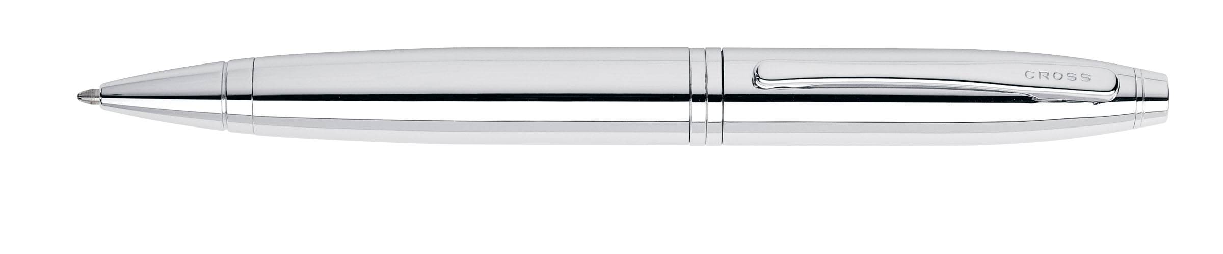 Kugelschreiber Calais Glanzchrom, in Geschenkbox