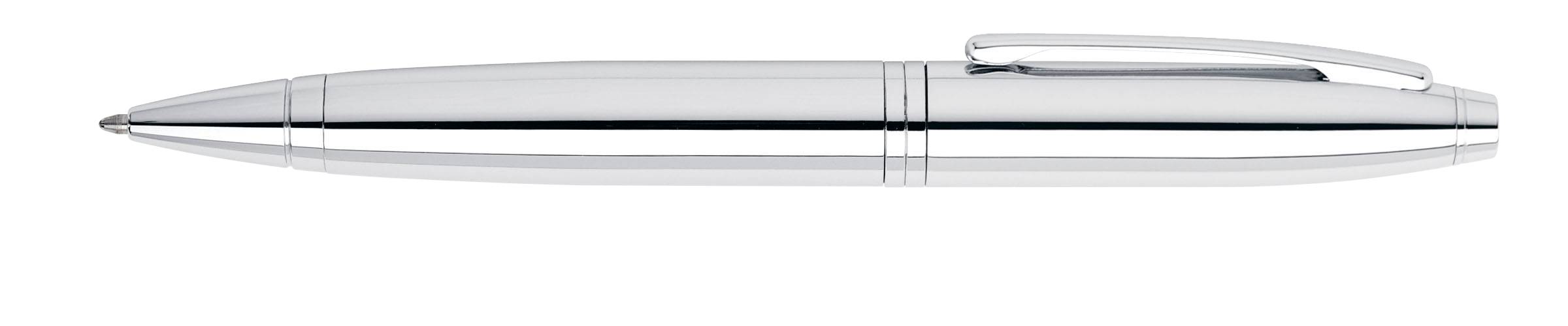 Kugelschreiber Calais Glanzchrom, in Geschenkbox