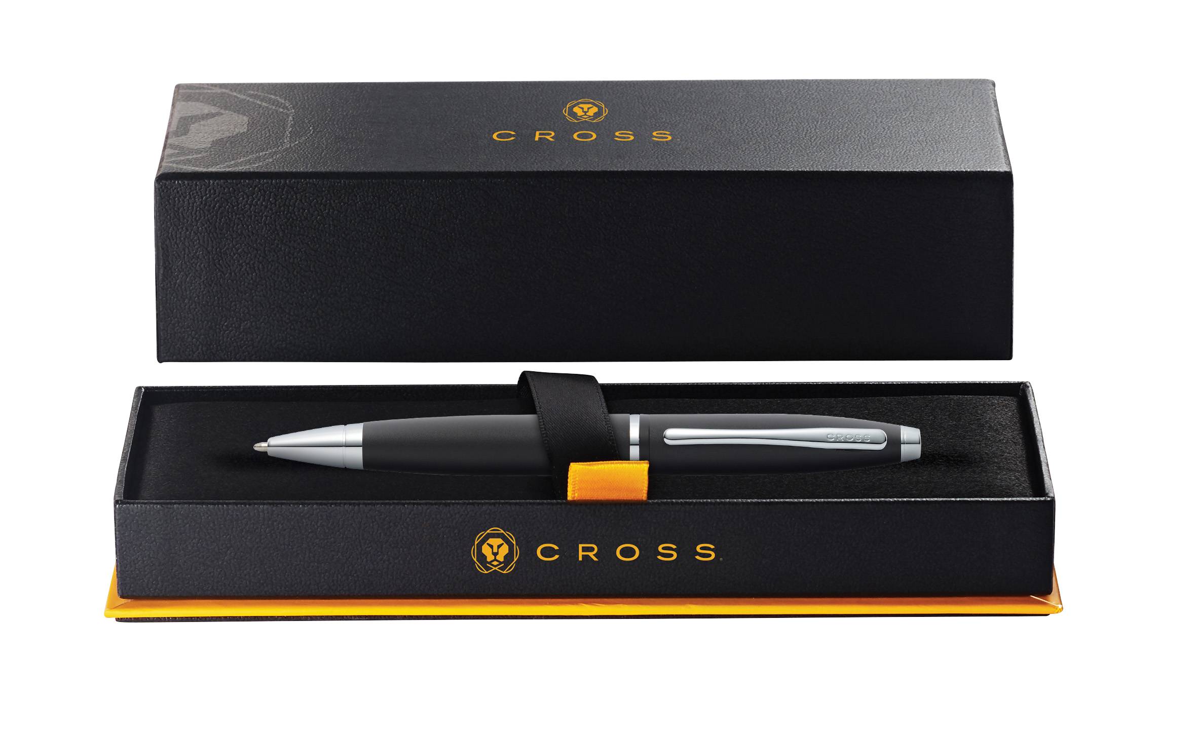 Kugelschreiber Calais Mattschwarz