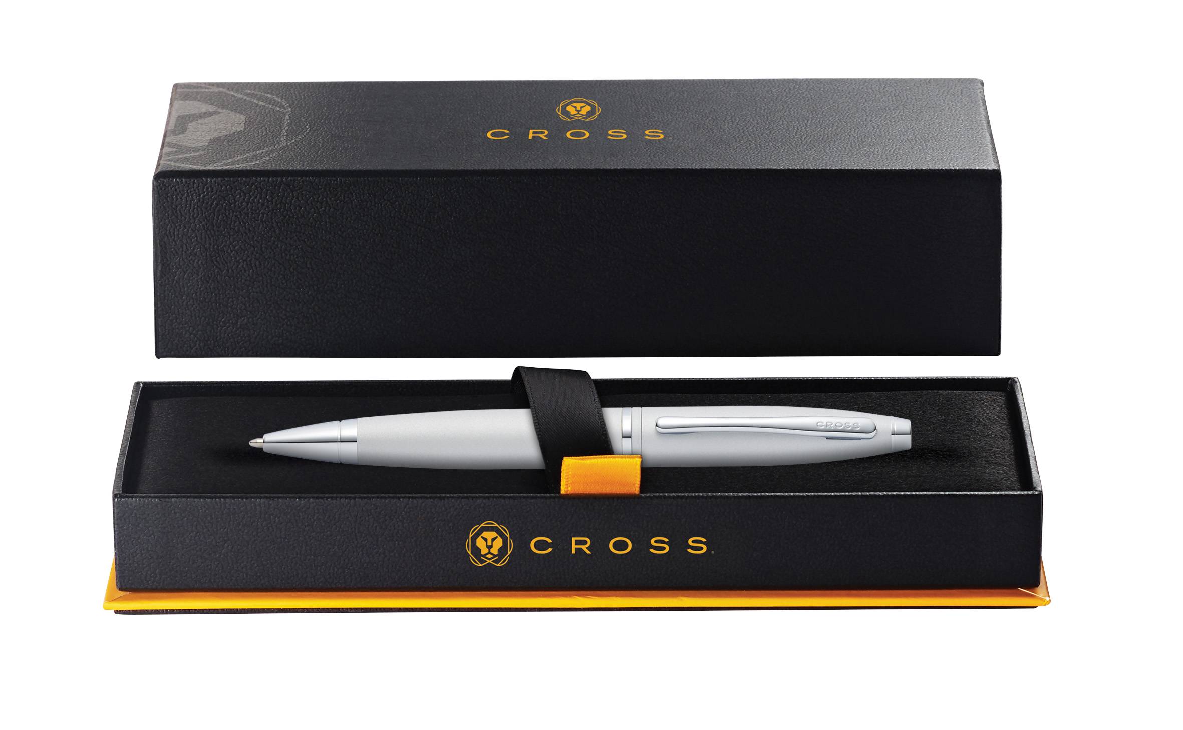 Kugelschreiber Calais Satinchrom