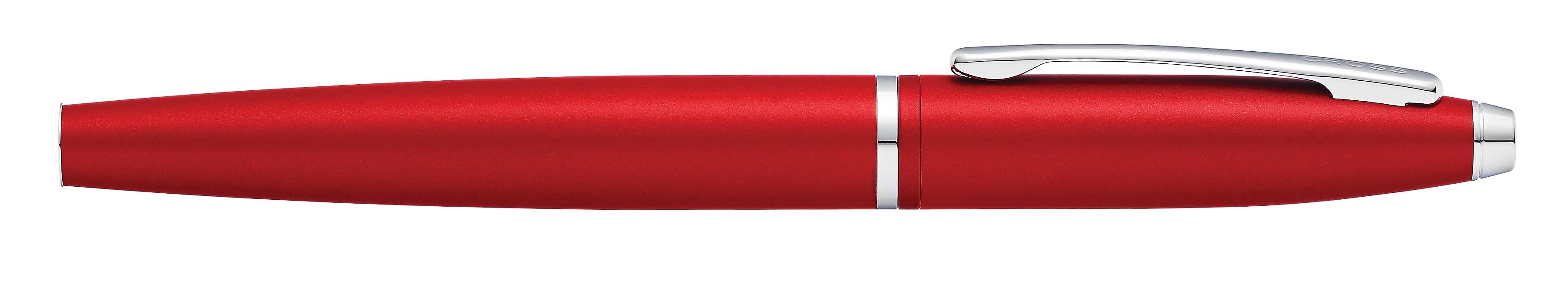 Rollerball Cross Calais Karmesin Rot Matt Metallic in Geschenkbox