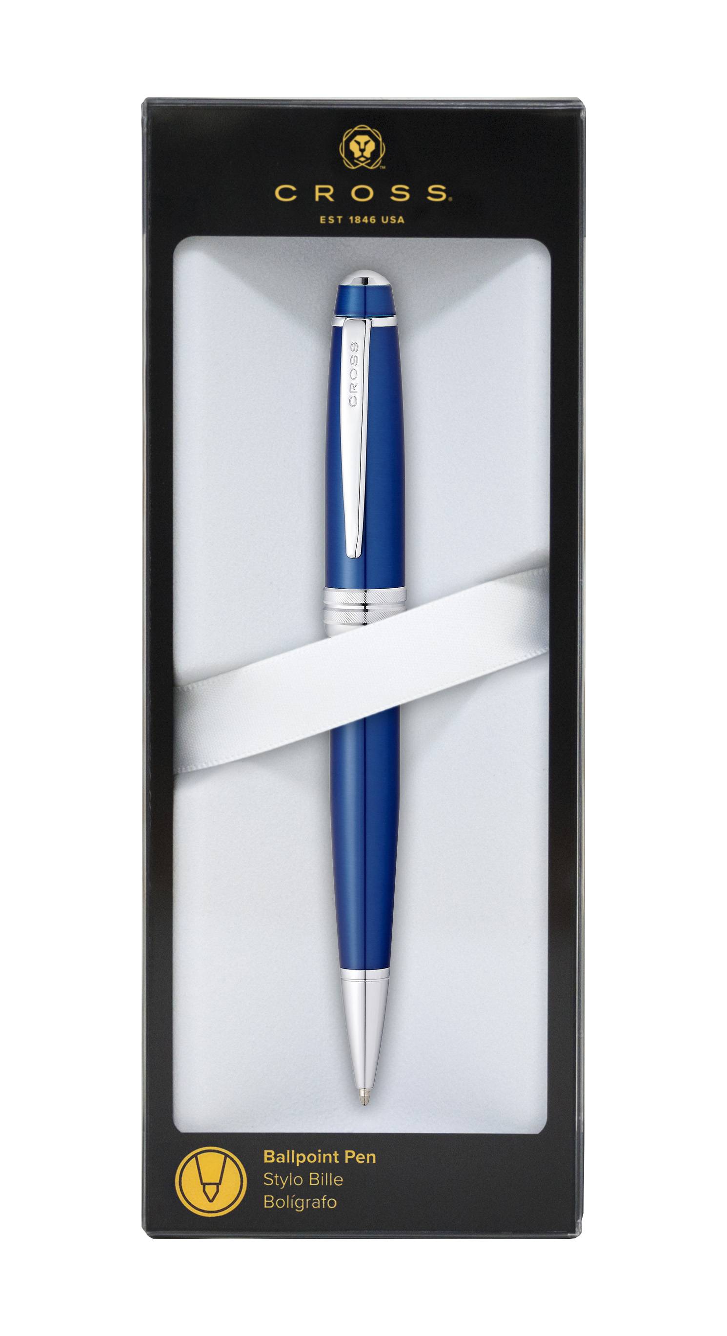 Kugelschreiber Bailey Blau-Lack, Self Serve Verpackung