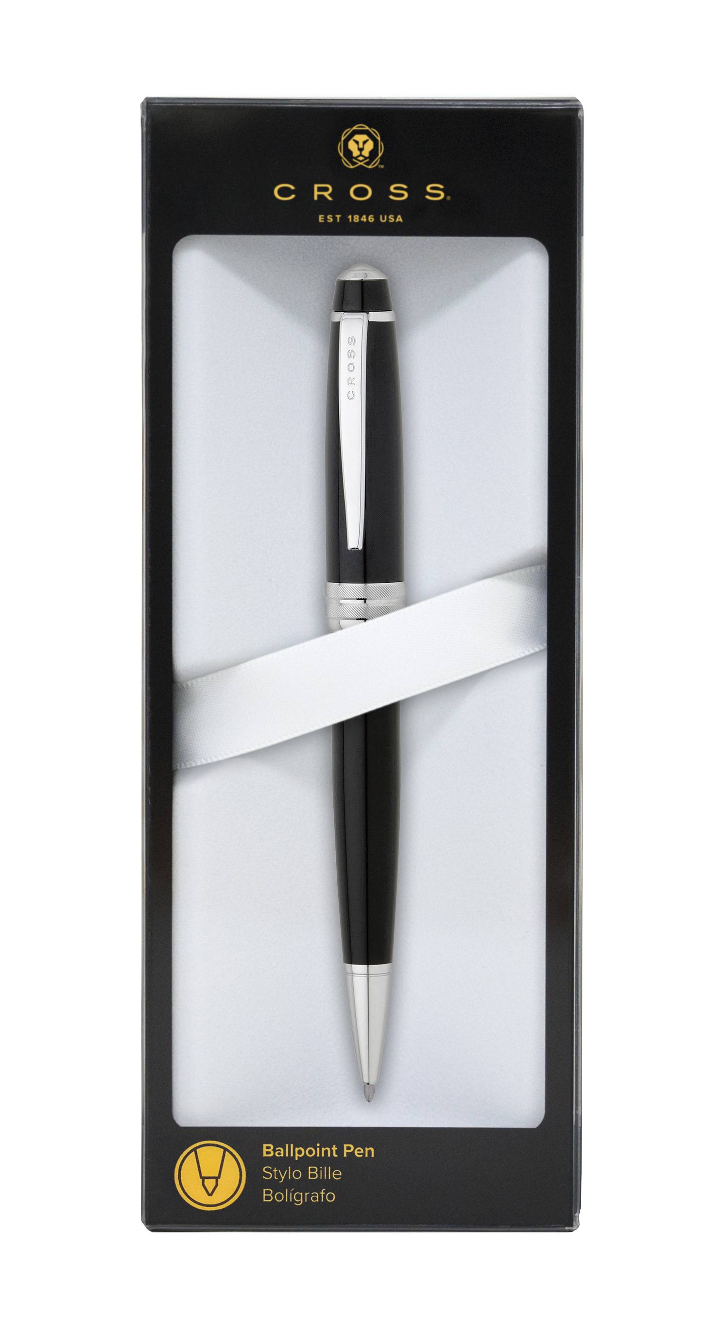 Kugelschreiber Bailey Schwarz-Lack, Self Serve Verpackung