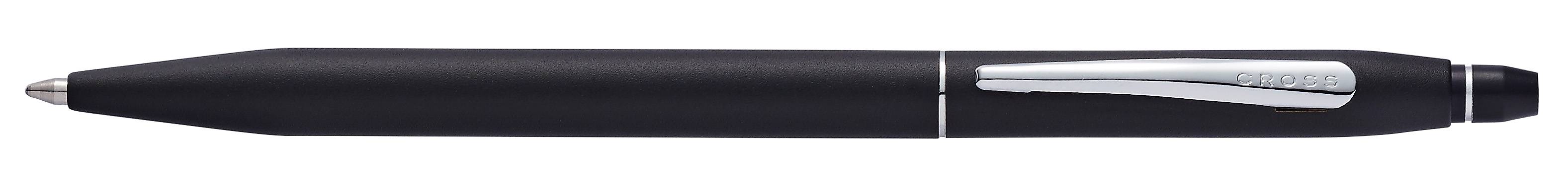 Kugelschreiber Click Schwarz-Lack, Self Serve Verpackung