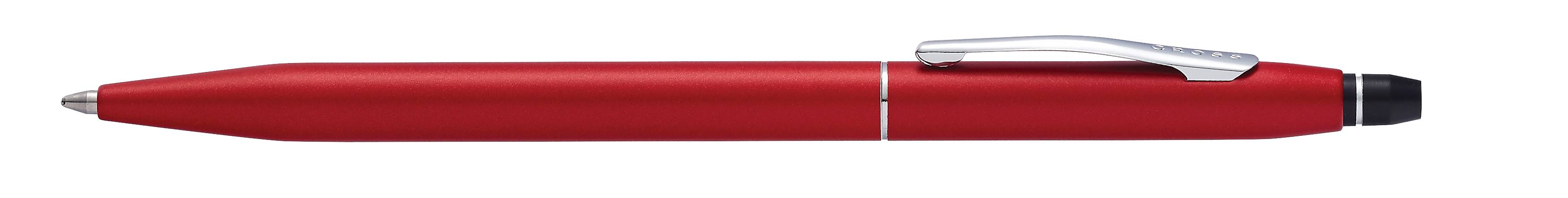 Kugelschreiber Cross Click Rotmetallic