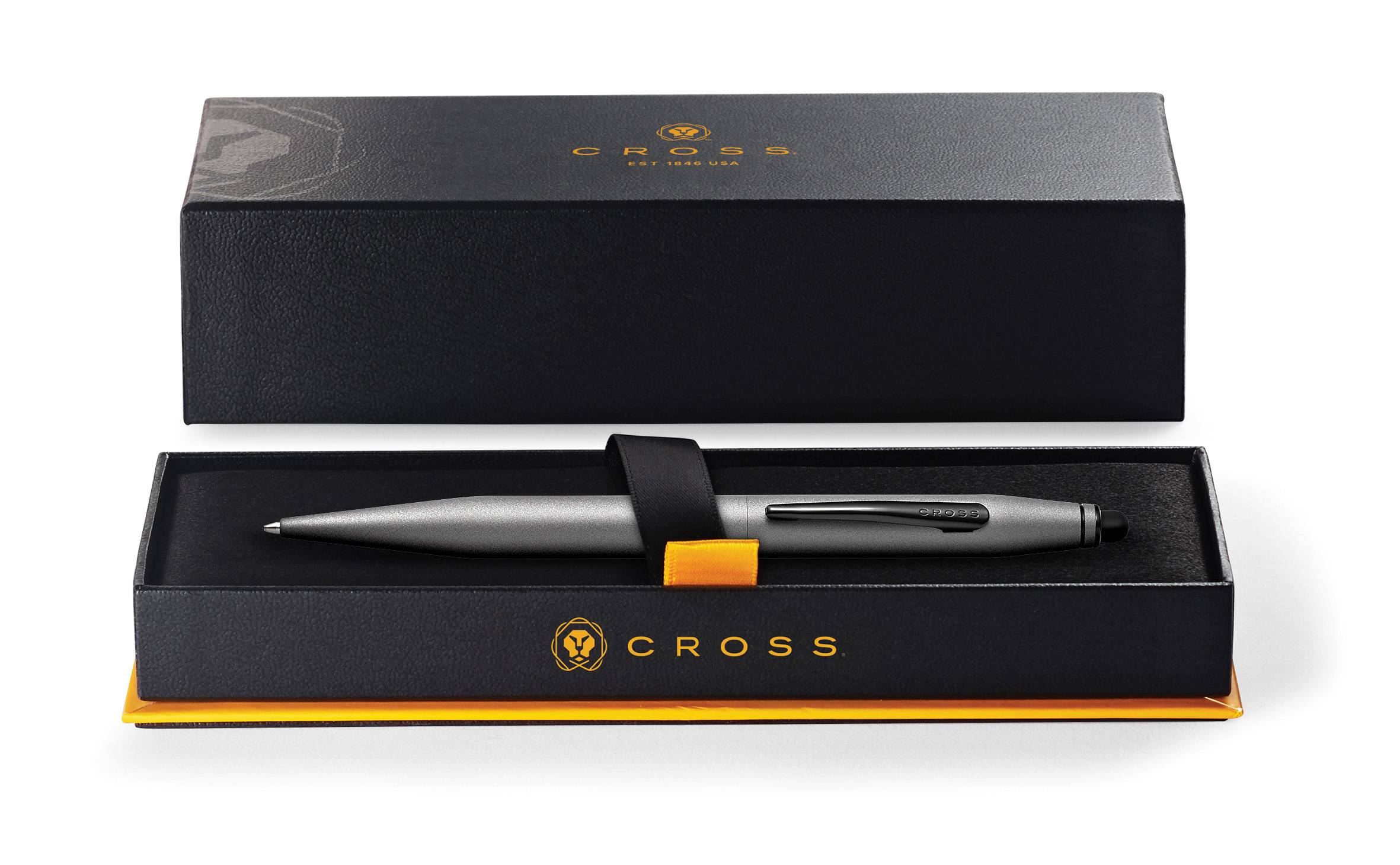 Kugelschreiber Cross Tech 2 Titangrau, in Geschenkbox