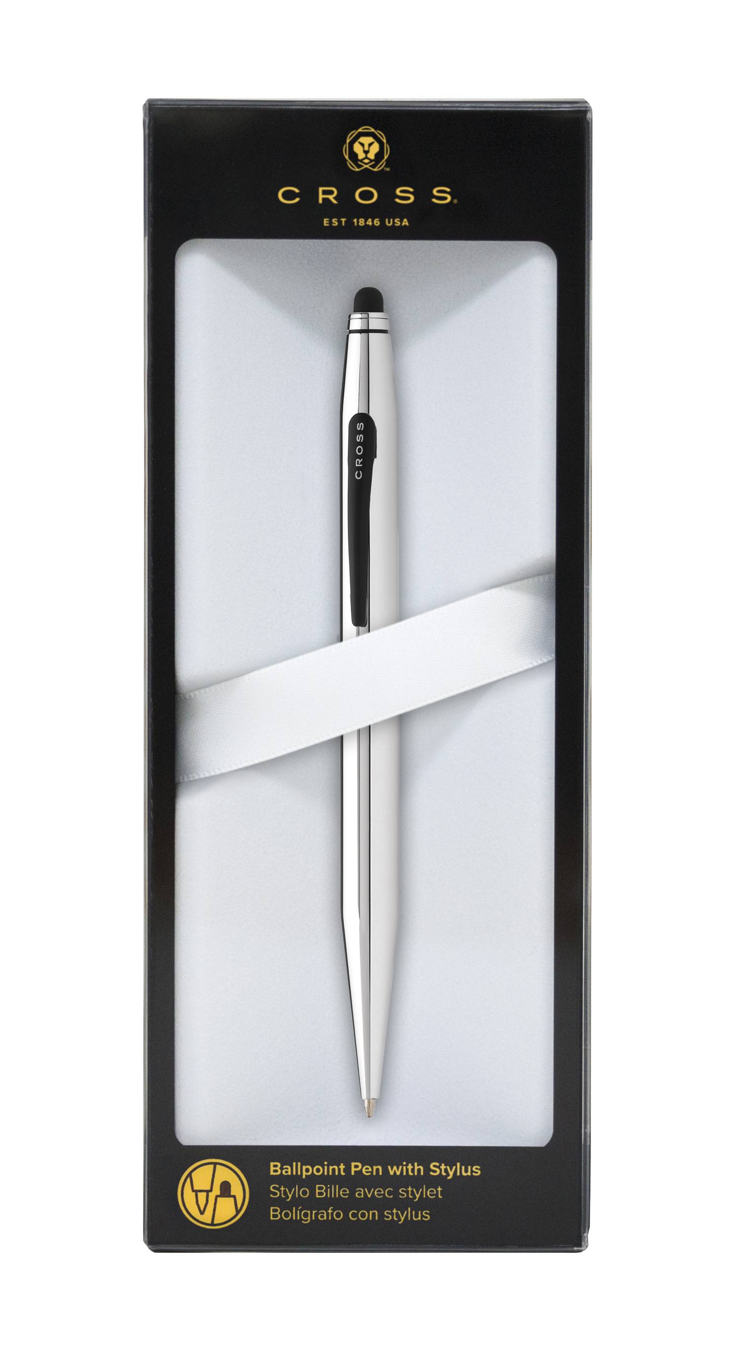 Kugleschreiber Tech 2 Glanz-Chrom mit Stylus, Self Serve