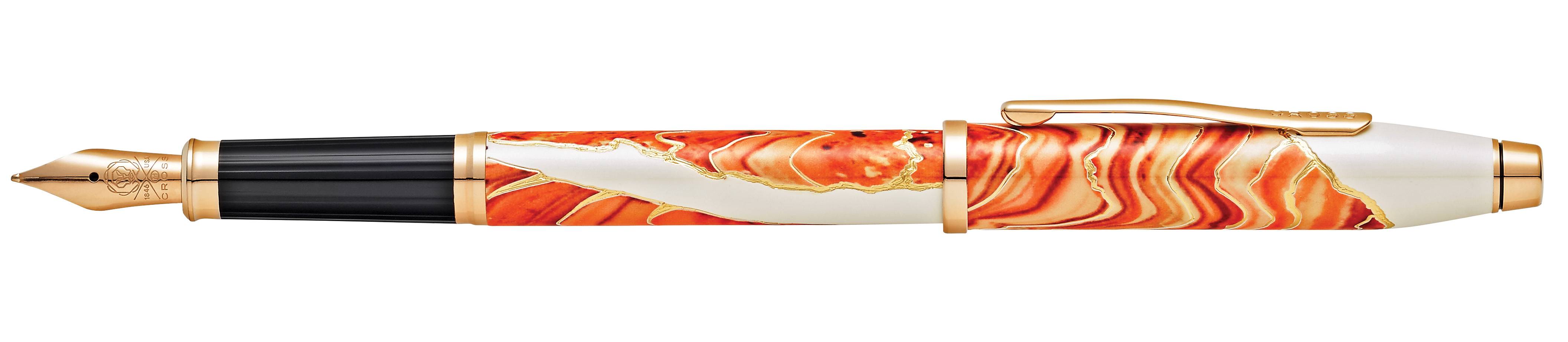 Füllfederhalter Wanderlust Antelope Canyon, Weiß/Rosegold, M