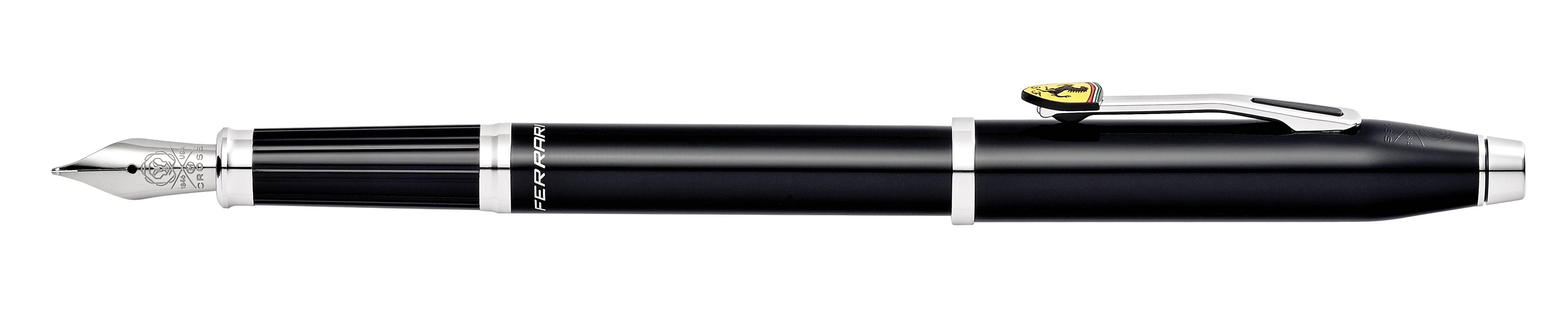 Füllhalter Cross Century II Scuderia Ferrari Schwarzlack, M-Feder in Geschenkbox