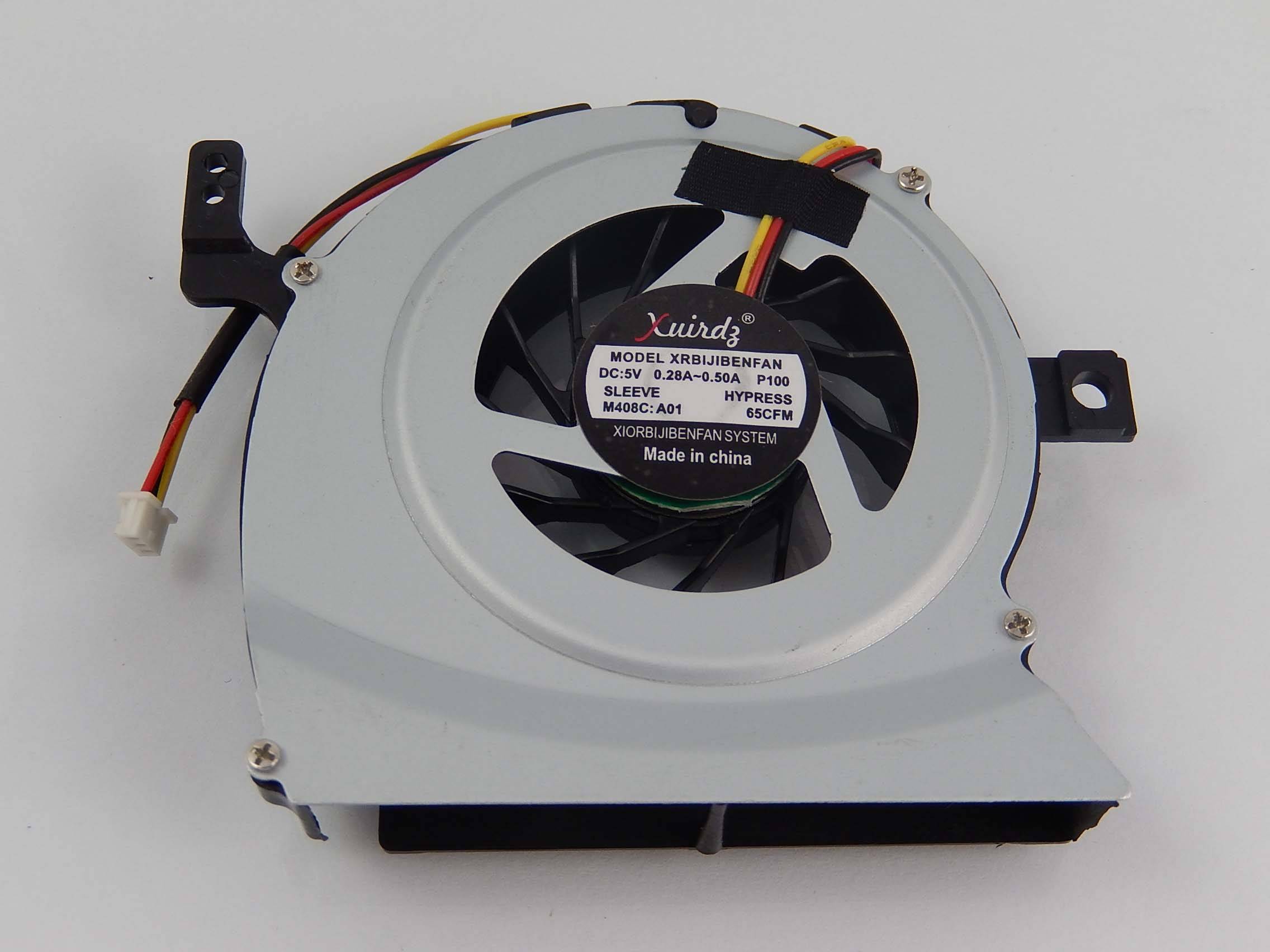 vhbw CPU / GPU Lüfter mit 3-Pin-Stecker passend für Toshiba Satellite C640, L600, L600D, L640, L645, L630 Notebook Laptop