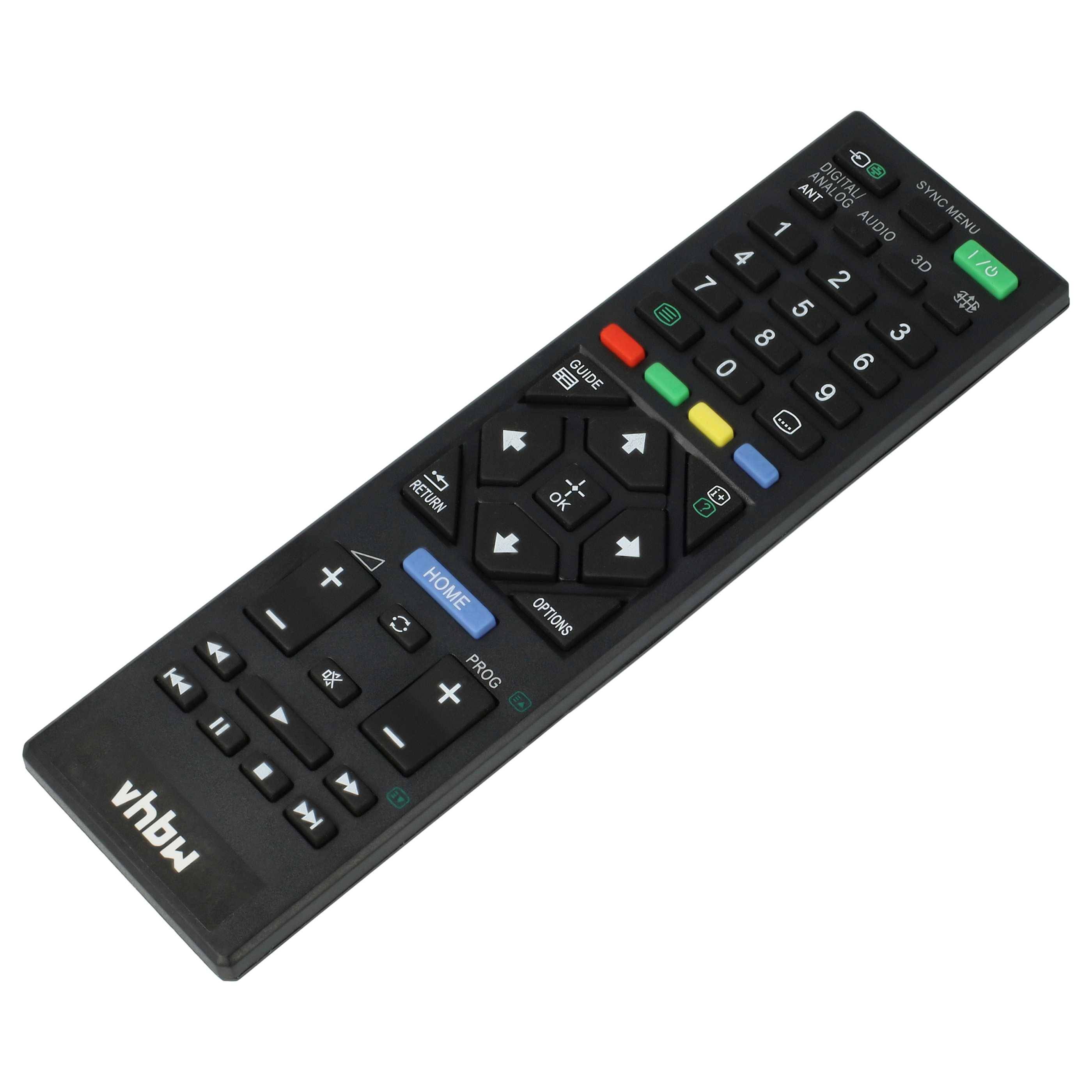 vhbw Fernbedienung kompatibel mit Sony KDL-32R424A, KDL-32R420A, KDL-32R400A, KDL-32R423A, KDL-32R421A Fernseher, TV - Ersatzfernbedienung