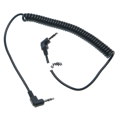 vhbw Kabel Anschlusskabel kompatibel mit Canon Powershot G1 Mark X, G1 Mark XII, G10, G11, G12, G15 Kamera, DSLR - 140cm, Spiralkabel
