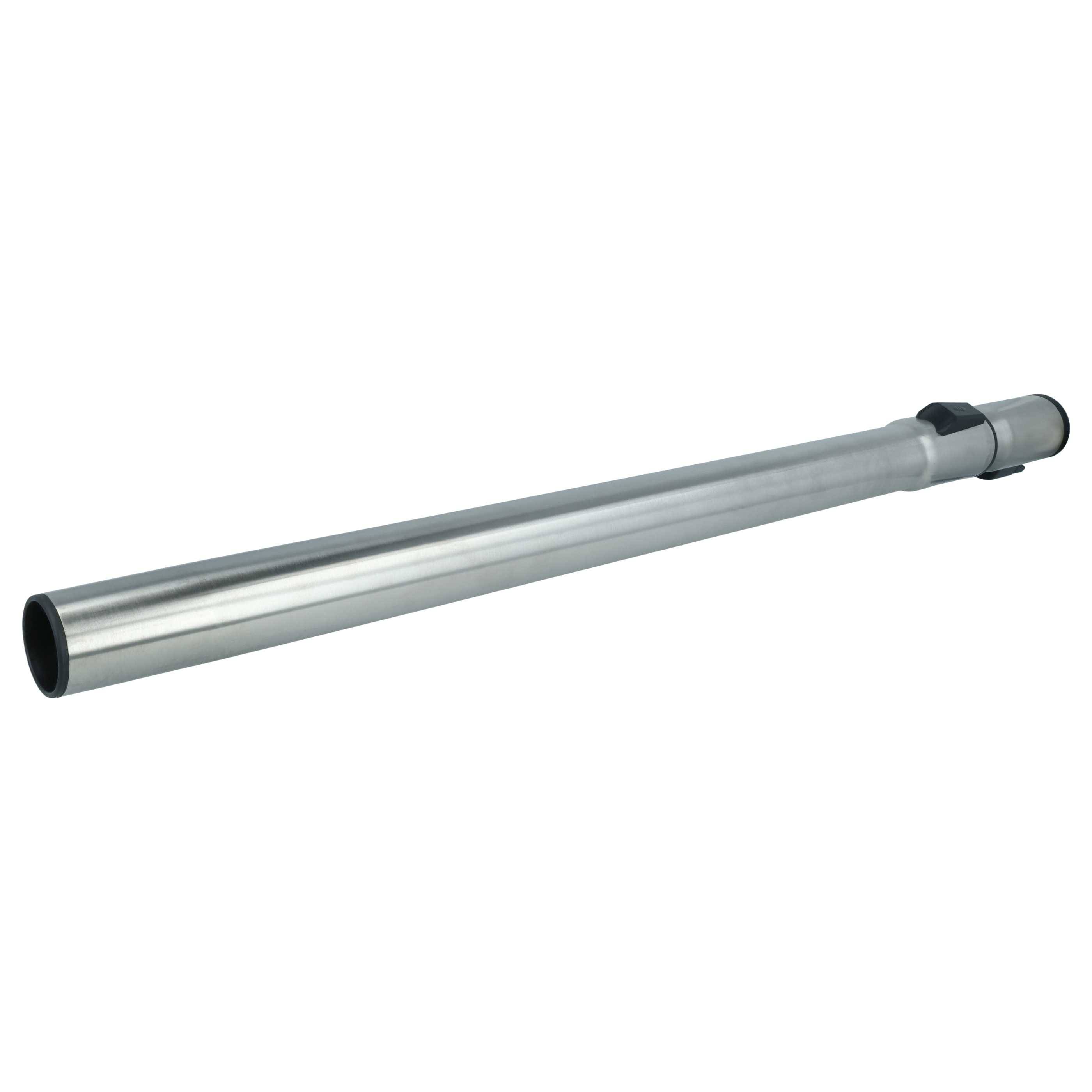 vhbw 2x Staubsaugerohr kompatibel mit Miele S255 I, S254 I, S256I, S256 I, S270I Staubsauger - 35 mm Anschluss, 60 - 100 cm lang Schwarz Silber