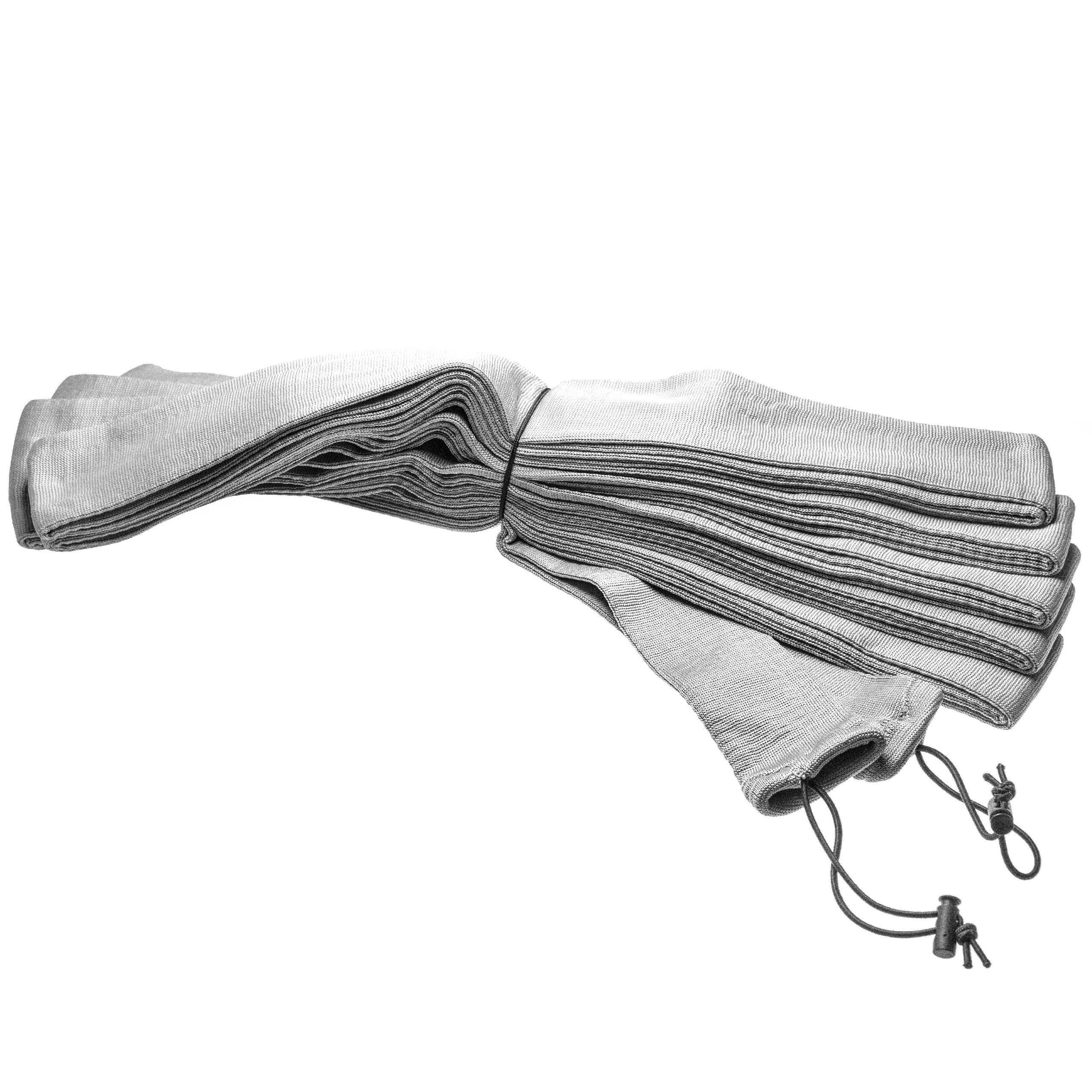 vhbw Schutzüberzug kompatibel mit Air Master Zentral-Staubsaugerschläuchen - Ø 60 mm, 11 m lang Grau