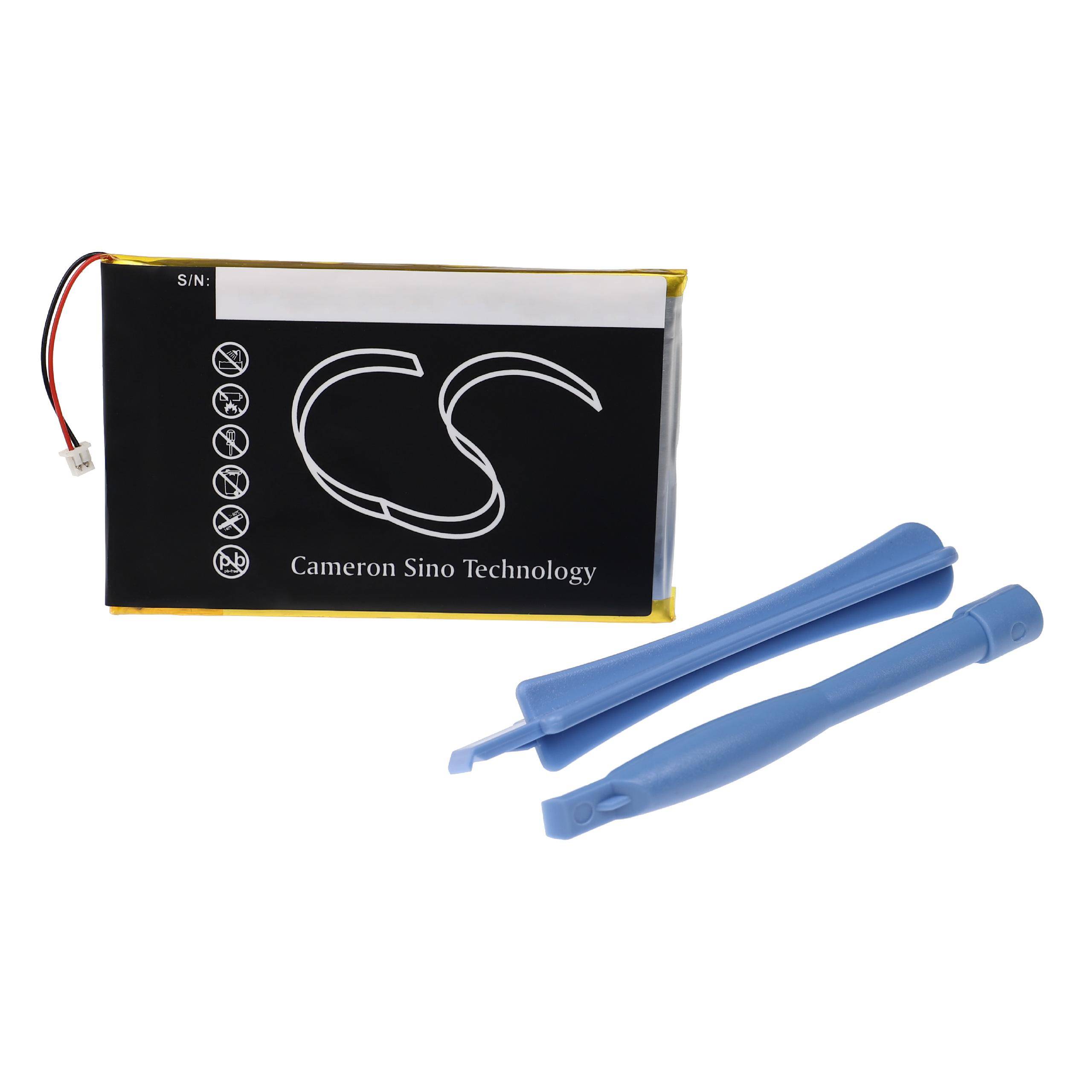 vhbw 1x Akku kompatibel mit Apple iPod 10GB M8740LL/A, 2G, 2. Generation, 20GB M8738L, 1G MP3-Player Musik Player (1600 mAh, 3,7 V, Li-Polymer)