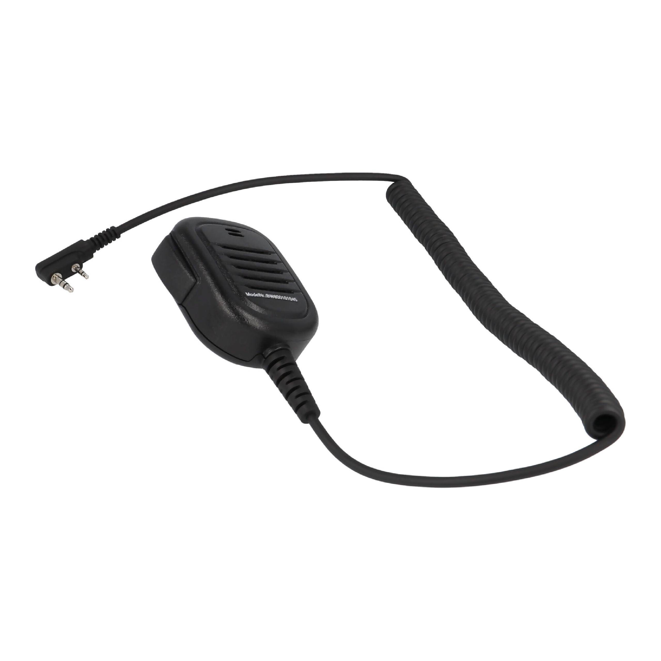 vhbw Lautsprecher-Mikrofon kompatibel mit Kenwood TH-K2E, TH-K2AT, TH-K2, THK2E, THG71E, TH-G71E, TH-K2A, THK2A, THK2AT, THK2 Funkgerät