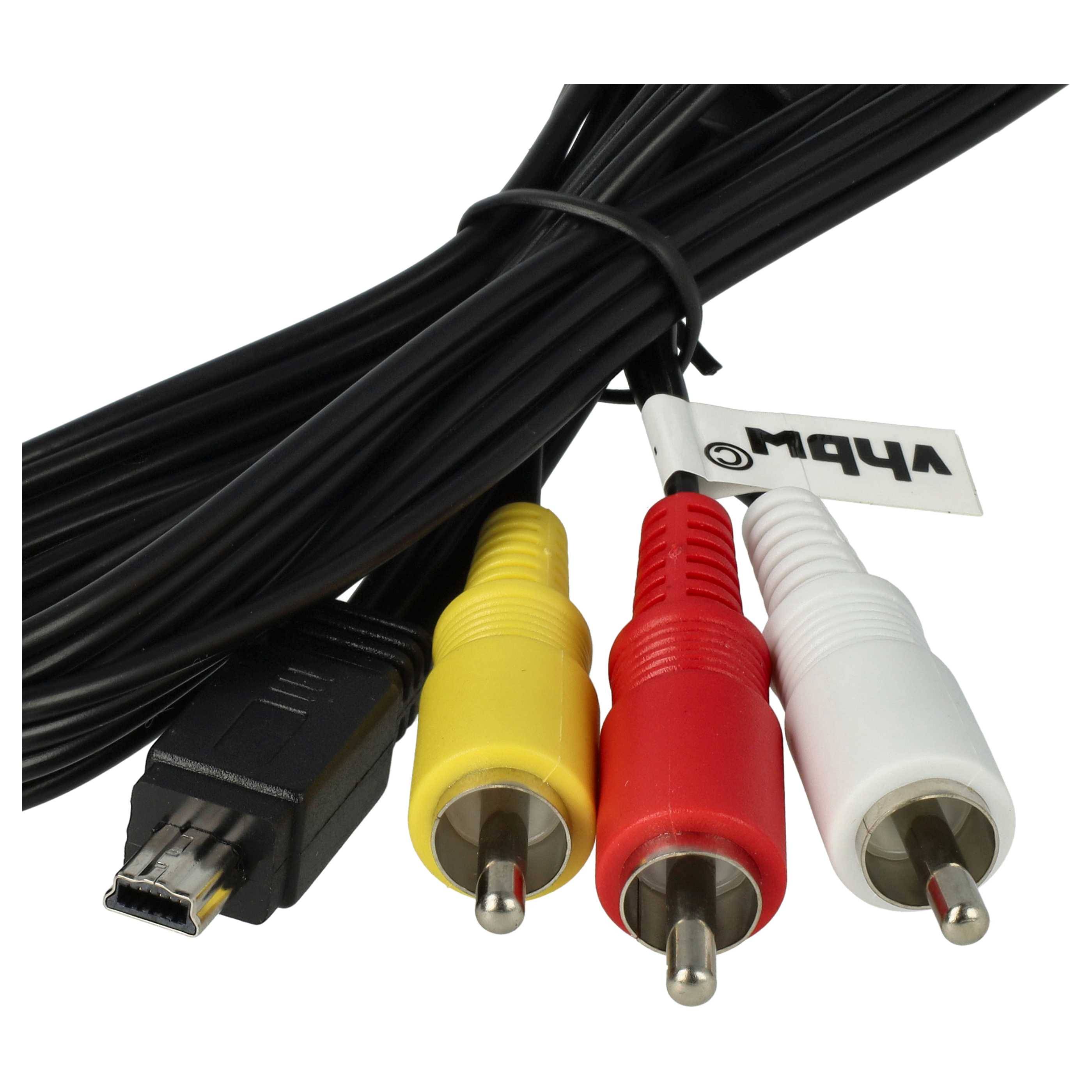 vhbw Audio Video AV Kabel kompatibel mit Canon Powershot SX710 HS | Digitalkamera