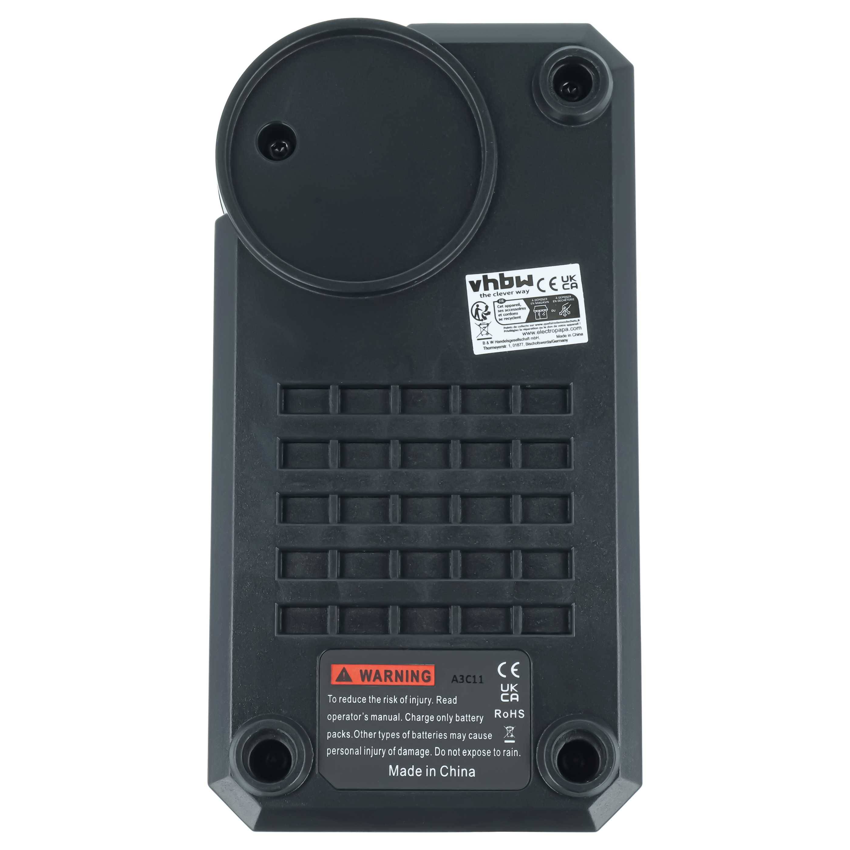 vhbw Ladegerät kompatibel mit Bosch 2607335163, 2 607 335 180, 2 607 335 185, 2 607 335 172, 2 607 335 171 Werkzeug Akkus, 120 W, 31,8 V