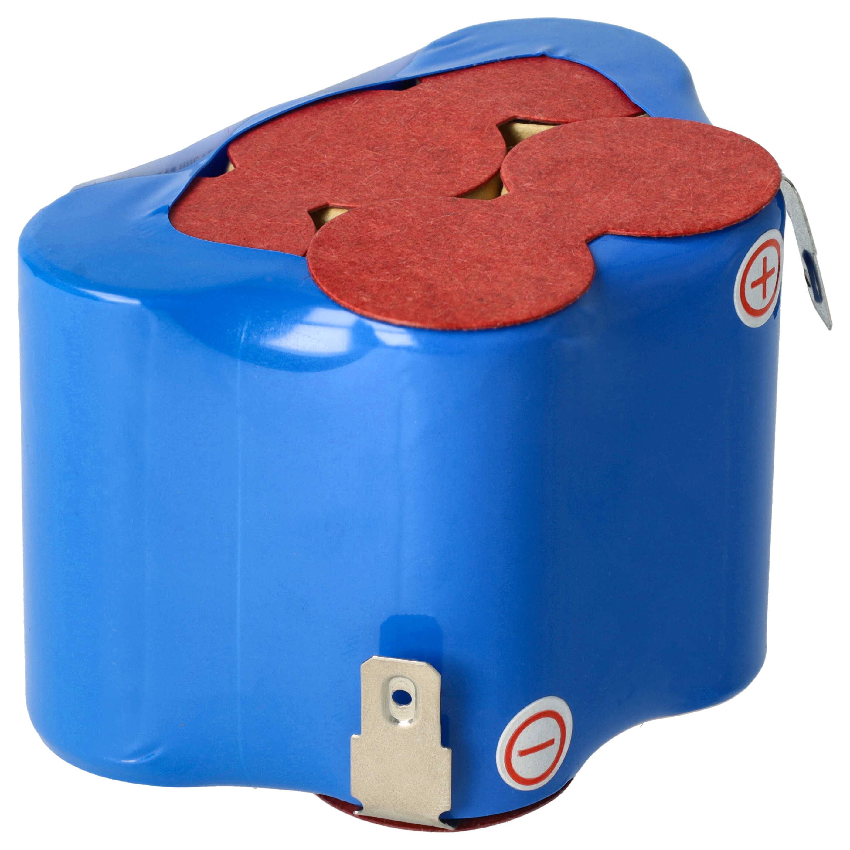 vhbw Akkupack kompatibel mit Hercules uvm. Mopeds mit Laderegler (3 Ah, 6 V, NiMH)