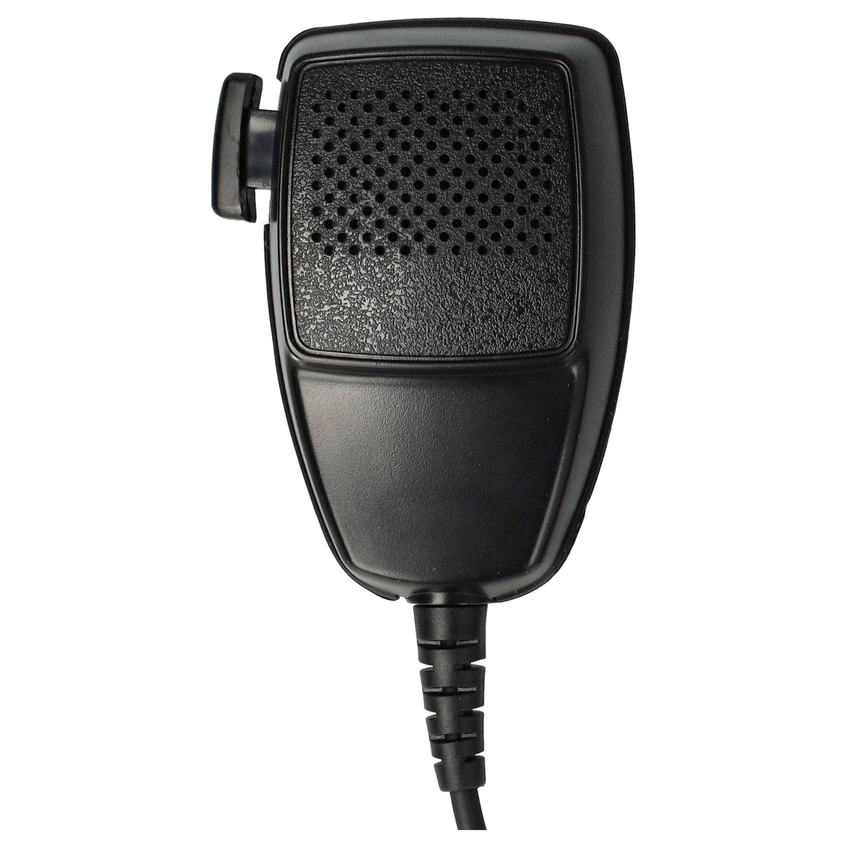 vhbw Lautsprecher-Mikrofon kompatibel mit Motorola Radius-Serie, SM120, SM50, Sportbase-Serie Funkgerät