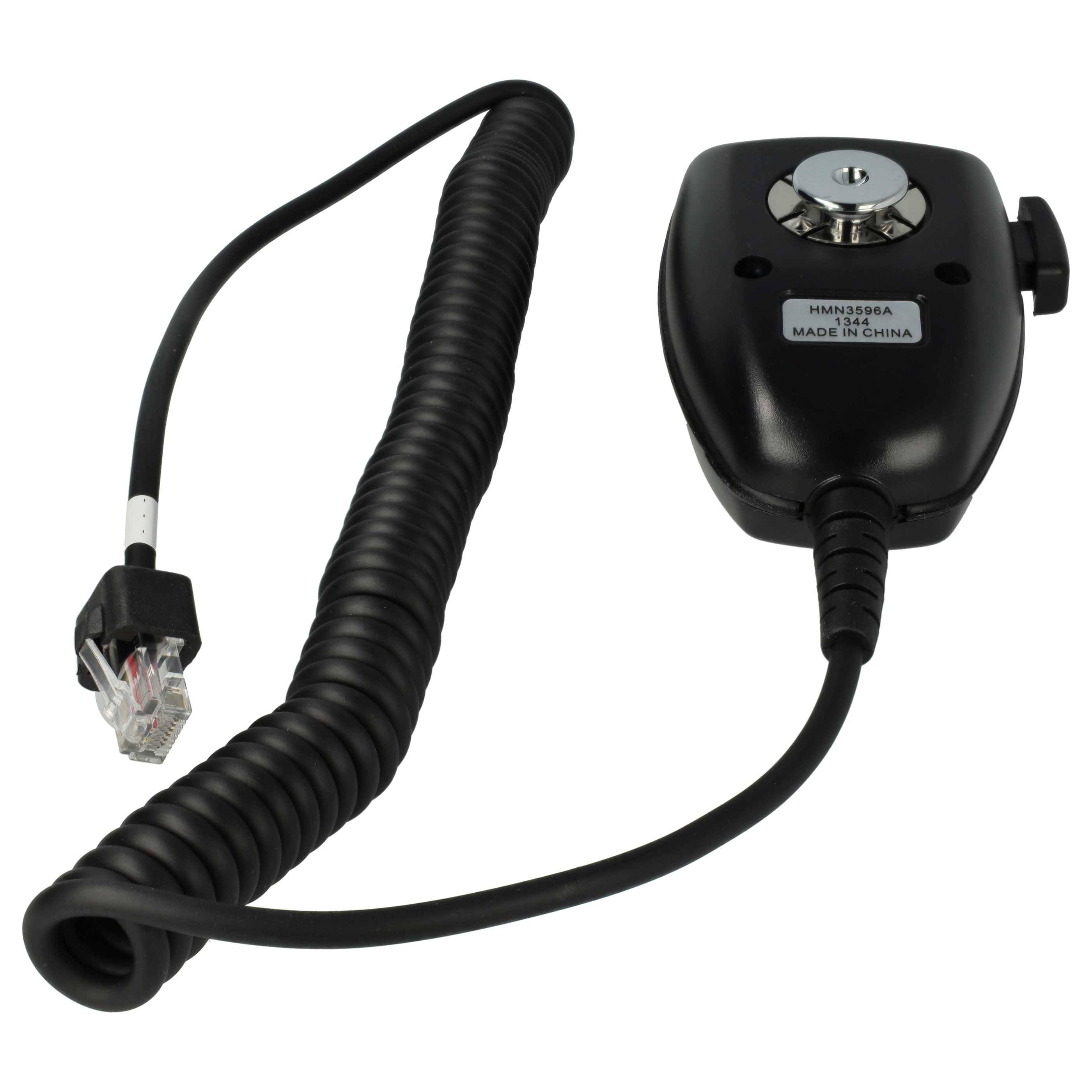 vhbw Lautsprecher-Mikrofon kompatibel mit Motorola MCX760, MCX780, MCX600, PM400, MCX2000, Pro3100, Pro5100, Radius-Serie, Pro7100 Funkgerät