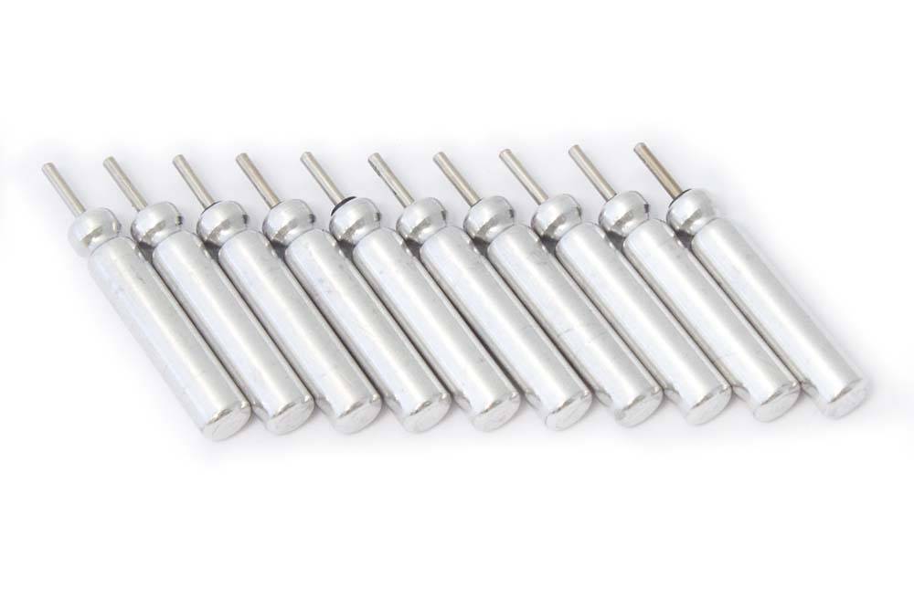 vhbw 10x Stabbatterie Typ CR425 kompatibel mit LED Posen Angeln Schwimmer (25 mAh, 3 V, Li-Ion)