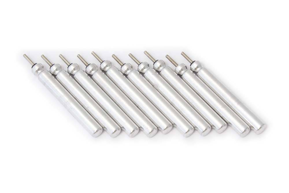 vhbw 10x Stabbatterie Typ CR322, CR435, BR435, CR311 kompatibel mit LED Posen Angeln Schwimmer (50 mAh, 3 V, Li-Ion)
