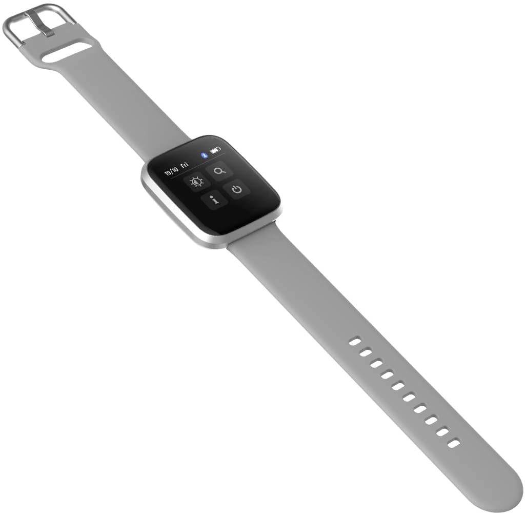 Forever Forevigo 2 Fitness Tracker Wasserdicht IP67 Multi-Sport-Funktion Armband Uhr Bluetooth Smart Watch Silber