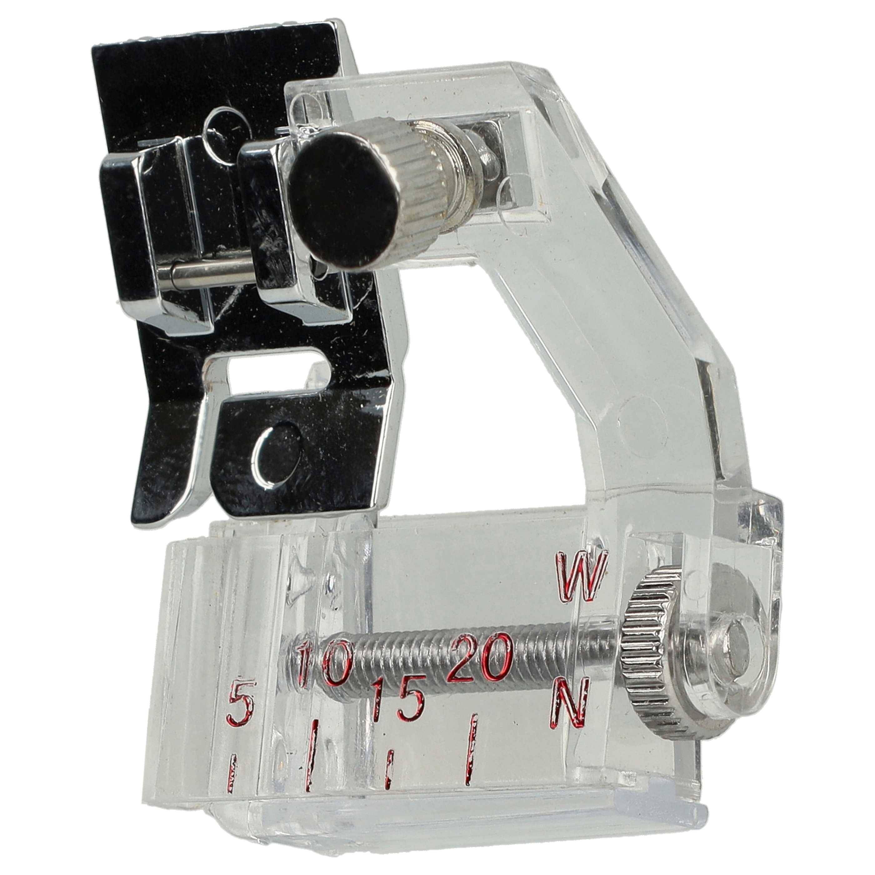 vhbw Bandeinfasser kompatibel mit AEG, Brother, Husqvarna, Janome, Juki, Pfaff, Singer, Toyota Nähmaschine Ersatzteil Zubehör