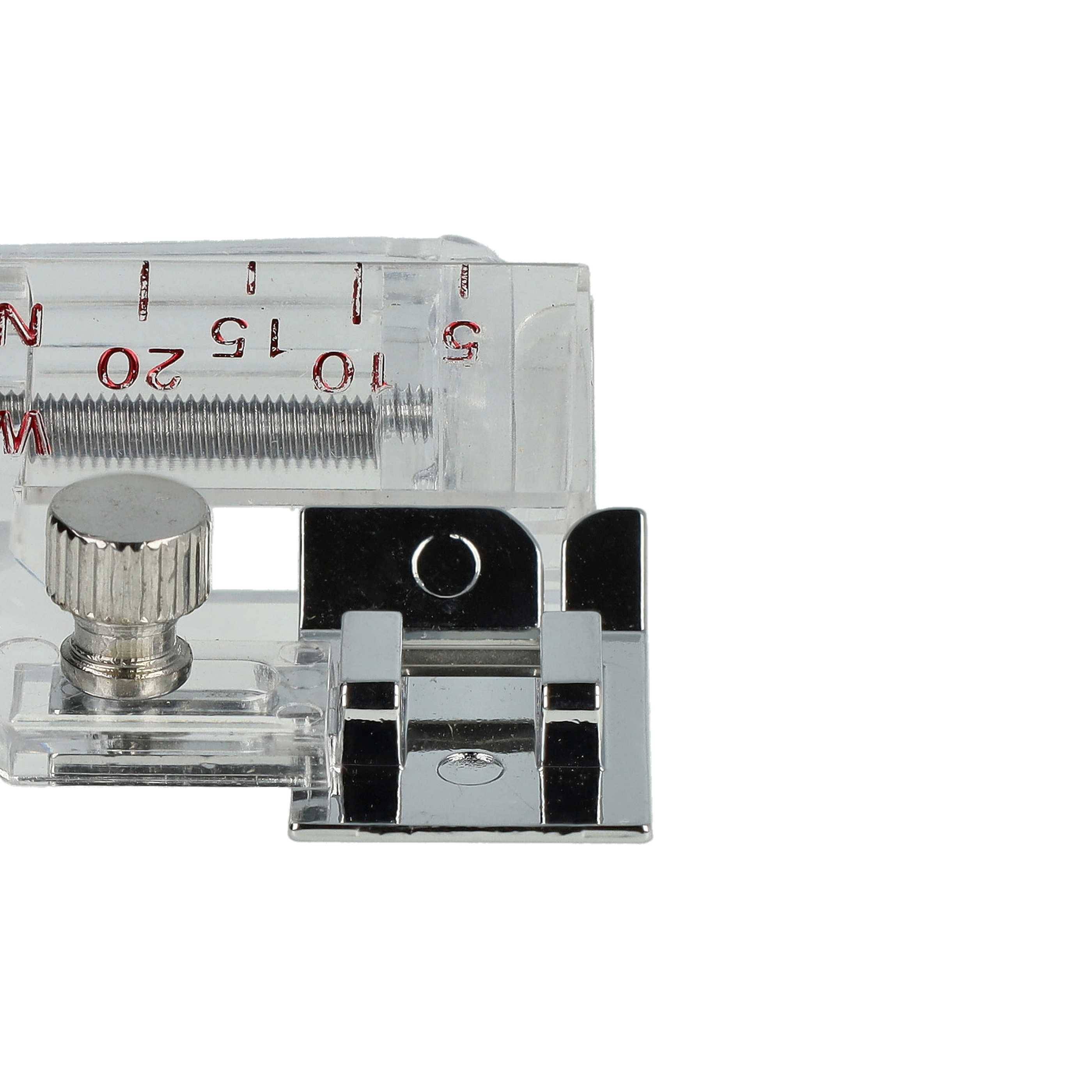 vhbw Bandeinfasser kompatibel mit AEG, Brother, Husqvarna, Janome, Juki, Pfaff, Singer, Toyota Nähmaschine Ersatzteil Zubehör